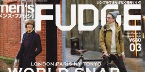 men's FUDGE 3月号掲載情報。